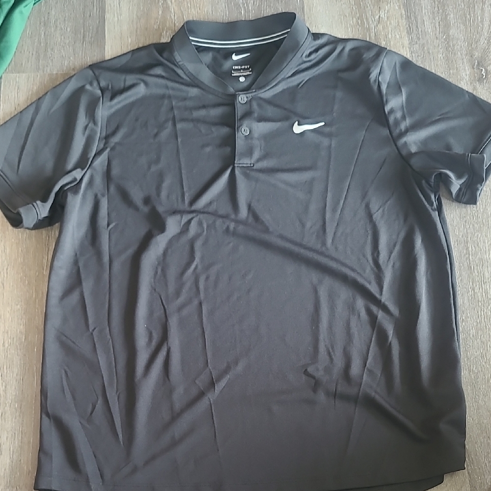 Nike Black Short Sleeve Polo Shirt